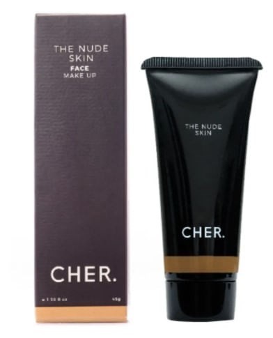 Base de Maquillaje Mousse Cher The Nude Skin Efecto Velvet Tostado_#D57724 alt
