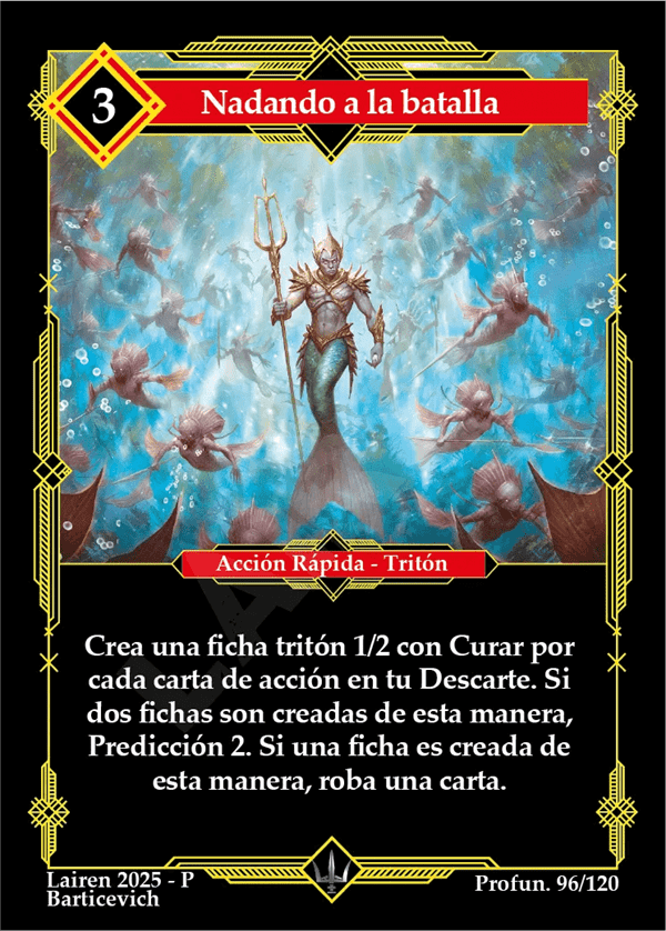 096 Nadando A La Batalla - Coste 3