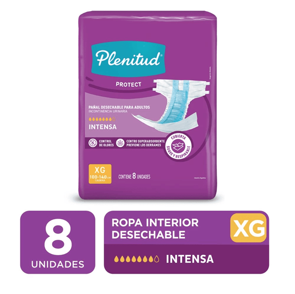 Plenitud Pañal Adultos Protect Talle XG - 8 Unidades #1