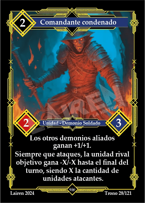 028 Comandante Condenado 1ra Edicion - Coste 2 #1