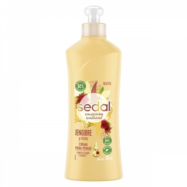  Crema Para Peinar Sedal Jengibre Y Ricino x 300 ml alt