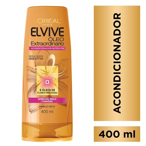 ACONDICIONADOR ELVIVE OLEO EXTRAORDINARIO NUTRICION UNIVERSAL x 400 ml alt