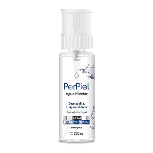 Perpiel Agua Micelar Monofásica Sin Fragancia 200 ml #1