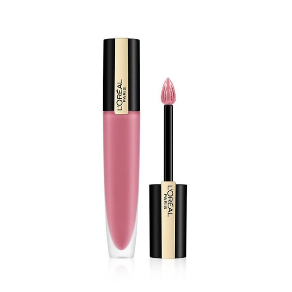 Loreal Paris Labial Liquido Rouge Signature 104 rebel #1