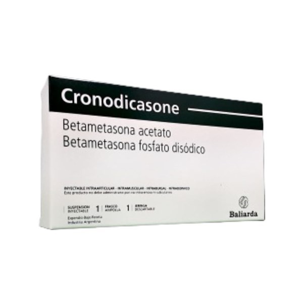 Baliarda Cronodicasone Betametasona (Acet.Y Fosf.Disod) x 1 Frasco Ampolla x 2 ml + Jeringa #1