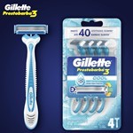 Máquinas Para Afeitar Gillette Prestobarba3 Cool 4 Un #7