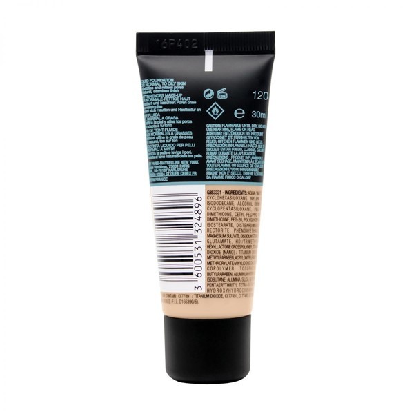 Maybelline Base Liquida Fitme Matte + Poreless 30 Ml | 120 Classic Ivory alt