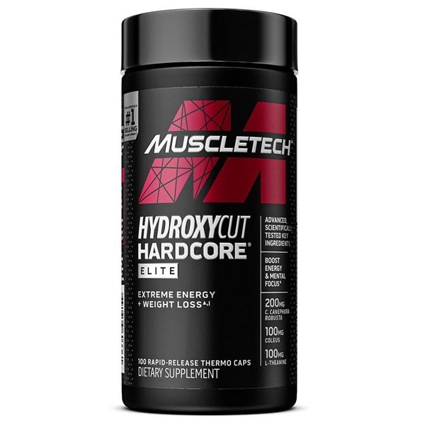 Quemador de Grasa Muscletech Hydroxycut Hardcore Elite x 110 Capsulas