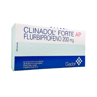 Gador Clinadol Forte Ap Flurbiprofeno 200 Mg x 8 Comp Recubiertos Liberacion Prolongada #1