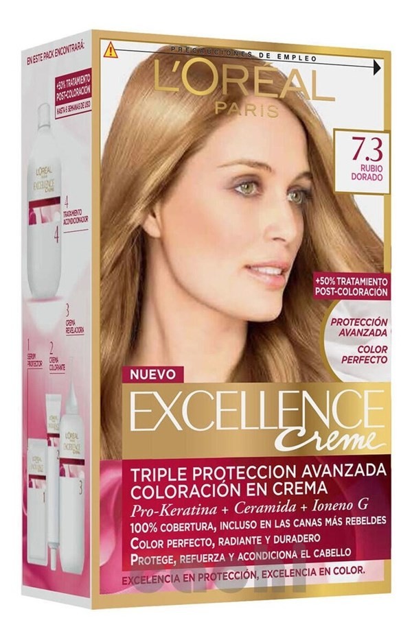TINTA EXCELLENCE RUBIO DORADO 7.3 #1