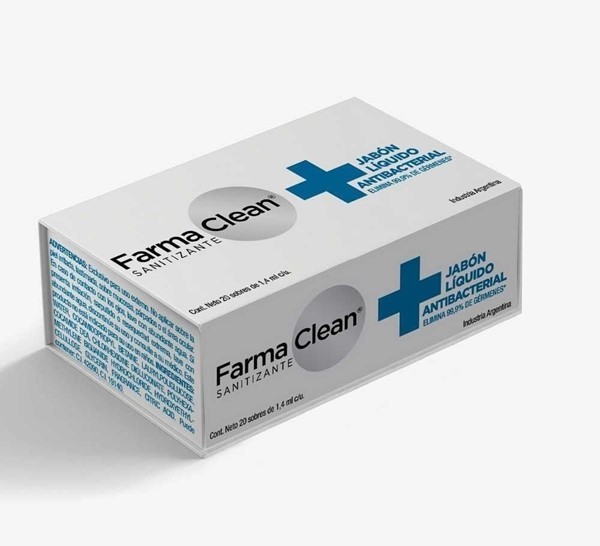 Farmaclean Jabón Líquido Antibacterial Sobres 20 Unidades #1