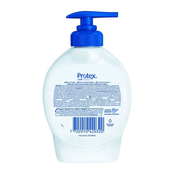 Protex Jabón Líquido Para Manos Aloe 221 Ml alt