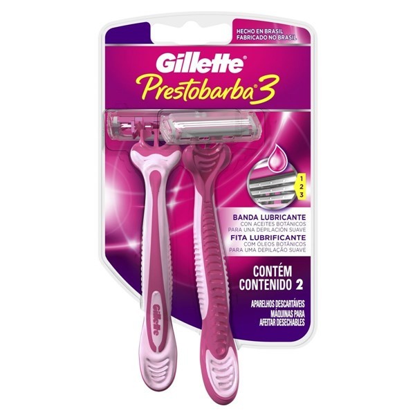 Gillette Prestobarba 3 mujer (2 Unidades) alt