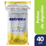 Estrella Baby Paños de Algodon (40 Unidades) #1