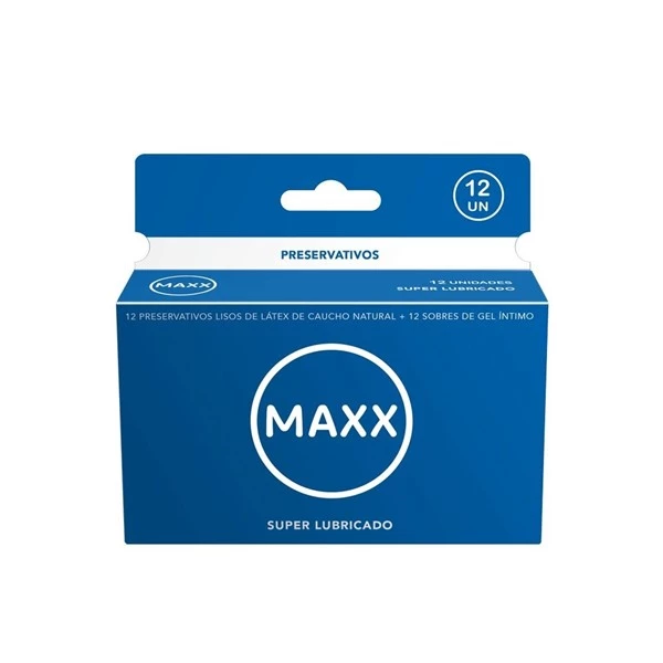 Maxx Preservativo Super Lubricado (12 Unidades)