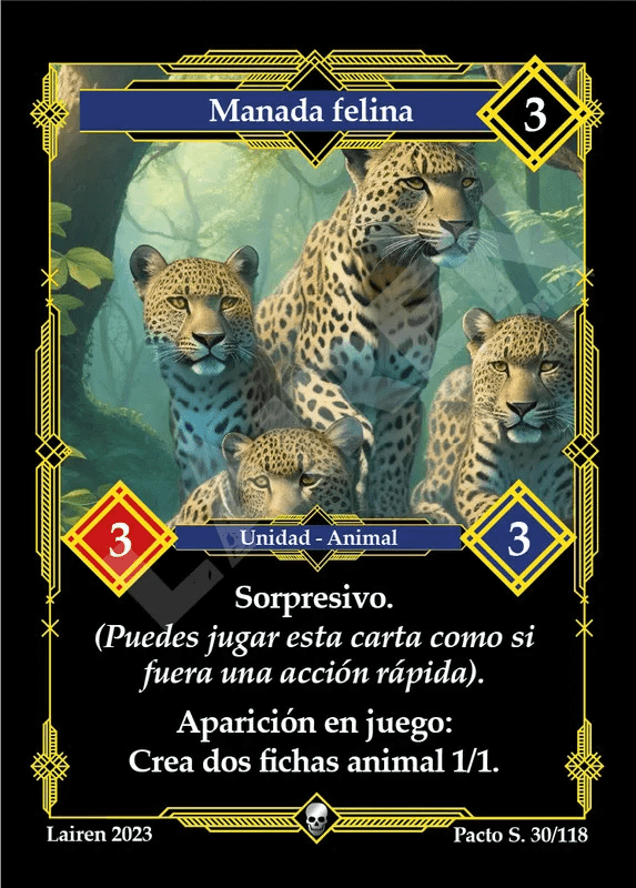 030 Manada Felina 1ra Edicion - Coste 3