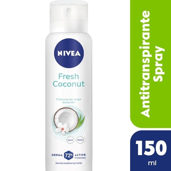 Nivea Desodorante Antitranspirante Fresh Agua de Coco Sin Siliconas #1
