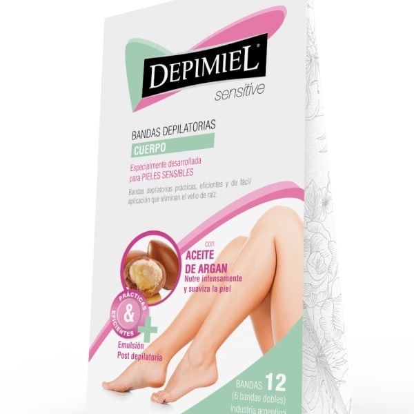 Depimiel Bandas Cera Depilatoria Cuerpo Sensitive 12 Unidades