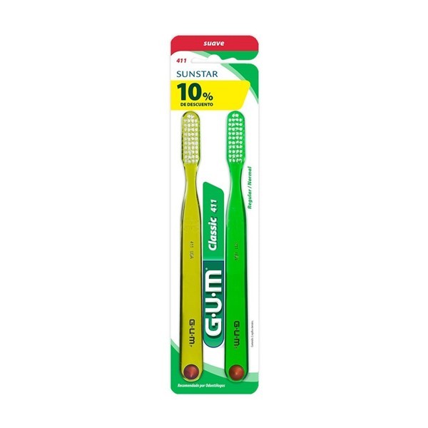 Cepillo Dental Gum Classic 411 Suave #1
