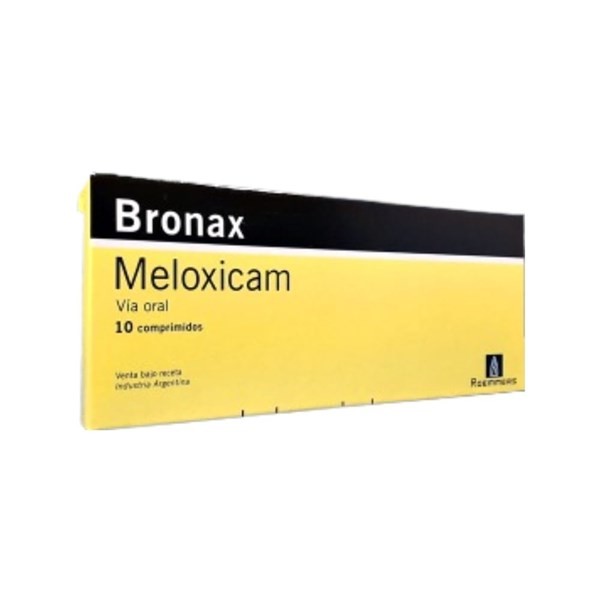 Roemmers Bronax 15 Mg Meloxicam x 10 Comp #1