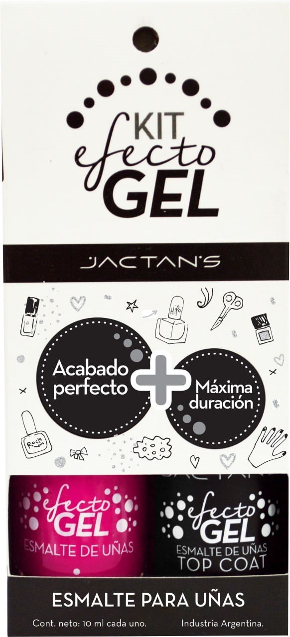 Jactans Esmalte Kit Efecto Gel #1