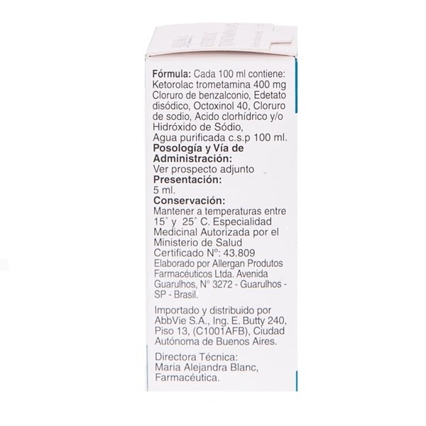 Abbvie Acular Ls Ketorolac Solución x 5 ml alt