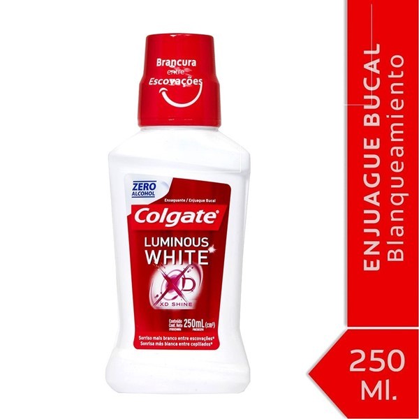 Enjuague Bucal Colgate Luminous White 250 Ml #1