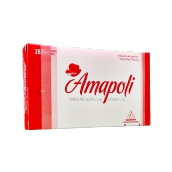 Laboratorio Bernabó Amapoli Nomegestrol,Acetato+ Estradiol x 28 Comp Recubiertos #1