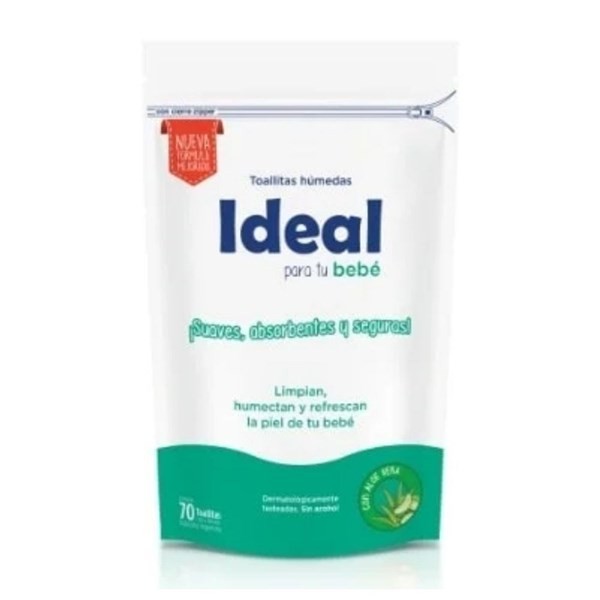 Toallitas Humedas Ideal Aloe Ve Dp 50un #1