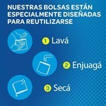 Ziploc Bolsa Para Llevar Extra Chica 50 Unidades #6