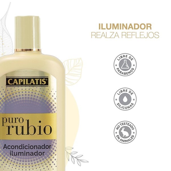Capilatis Acondicionador Iluminador Línea Puro Rubio 420 ml alt