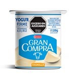 Yogur Descremado Gran Compra Sabor Vainilla 120 G. #2