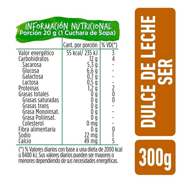 Dulce De Leche Ser 300g alt