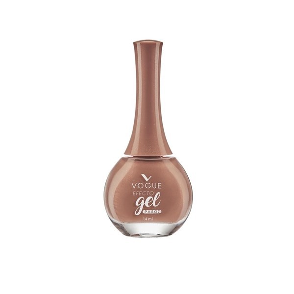 Vogue Esmalte Efecto Gel Paso 1 Color Mocha #1