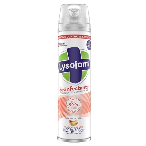 Desinfectante De Ambiente Lysoform Frutal 360cc alt