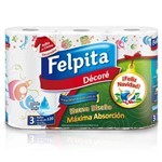 Rollo Cocina Felpita Doble Hoja Navidad 3x40 #2