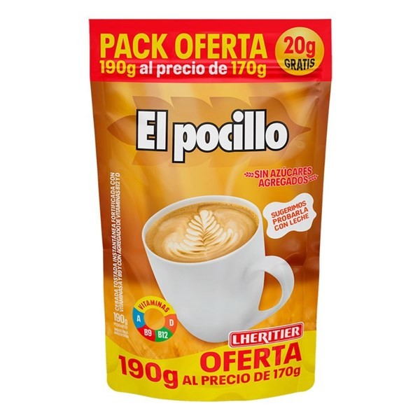 Cebada Instantánea El Pocillo 190 g #1