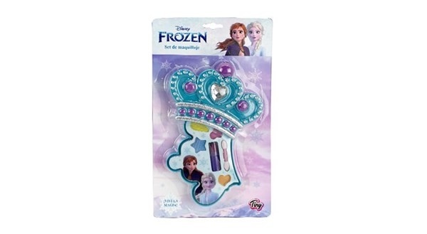 Frozen Set Maquillaje Princesa Corona (Sombra + Labial) #1