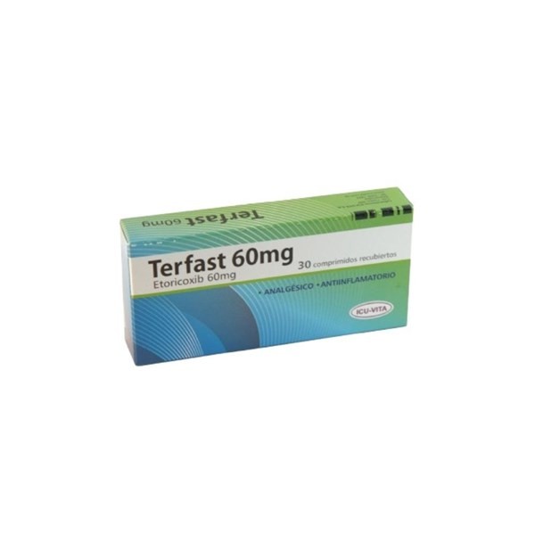 Terfast 60 Mg | 30 Comprimidos | Etoricoxib #1