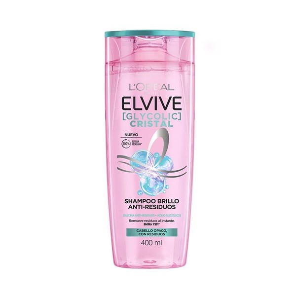 Shampoo Elvive Glycolic Cristal x 400 ml