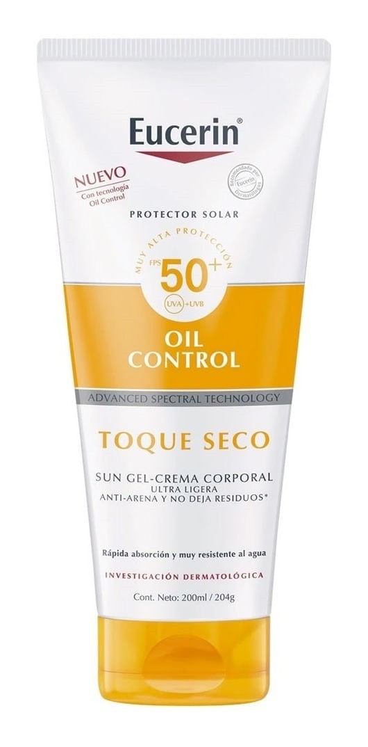 Eucerin Protector Solar en Crema Oil Control Sun Gel Toque Seco Fps 50 200 ml alt