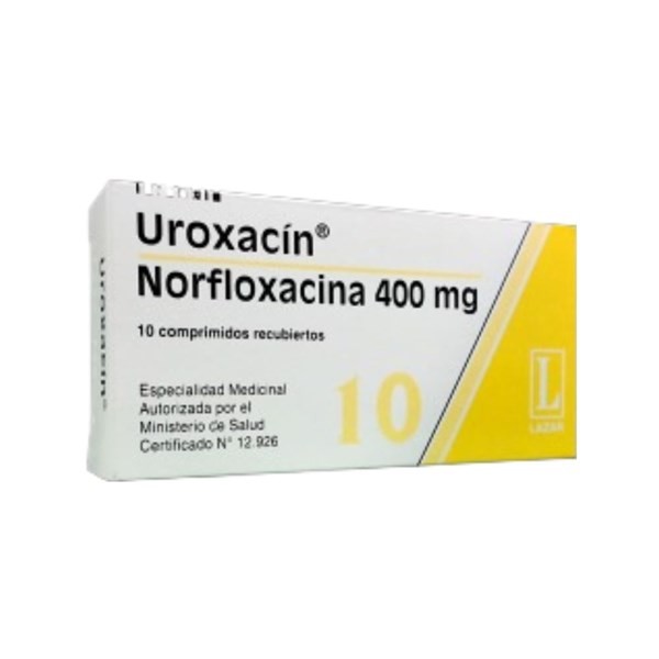 Lazar Uroxacin Norfloxacina 400 Mg x 10 Comp Recubiertos #1