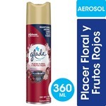 Aromatizante De Ambientes Glade Placer Floreal Y Frutos Rojos En Aerosol 360ml #1
