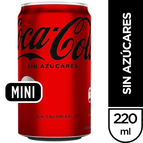 Coca Cola Gaseosa Coca-Cola Sin Azúcar 220 Ml #1