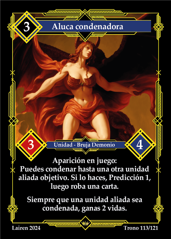 113 Aluca Condenadora 1ra Edicion - Coste 3