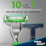 Gillette Maquina Para Afeitar 3 mach Sensitive + Cartucho de Repuesto #6
