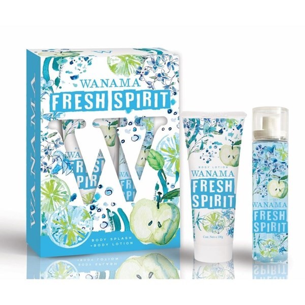 Wanama Set Fresh Spirit Body Splash 100 ml + Body Lotion 2 Unid