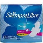 Siempre Libre Toallas Femeninas Tanga x 8 un #2
