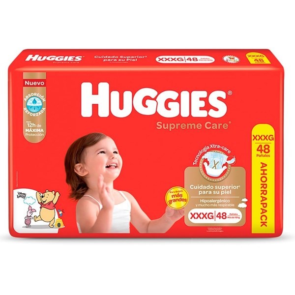Huggies Supreme Xxxg | 48 unidades + toallitas #1