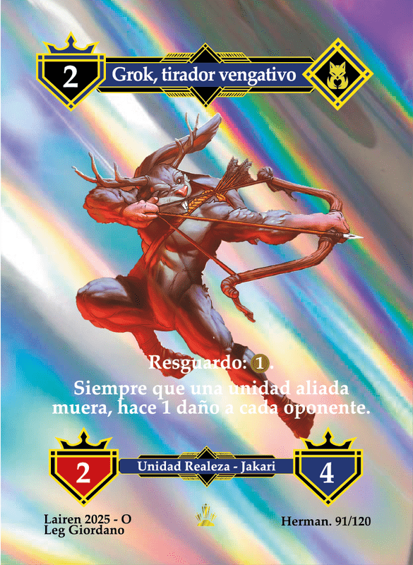 091 Grok, Tirador Vengativo Metal - Coste 2